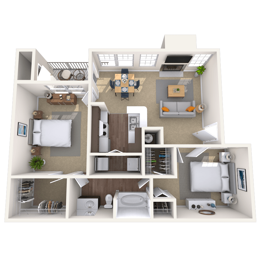 Floorplan image of unit 050601