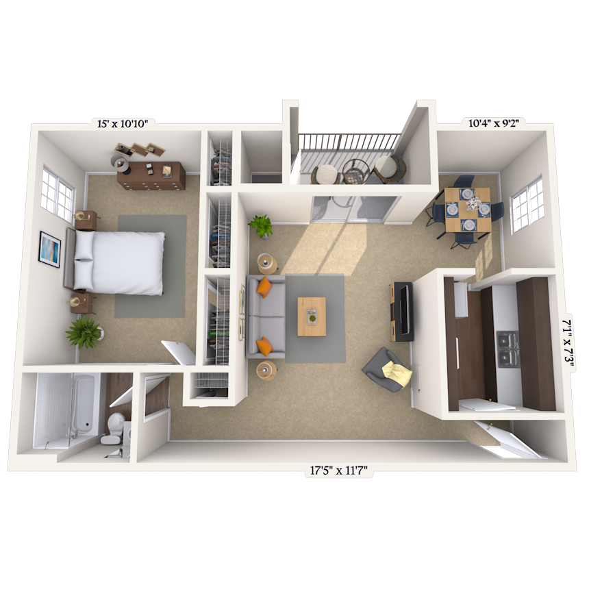 Floorplan image of unit 00506102