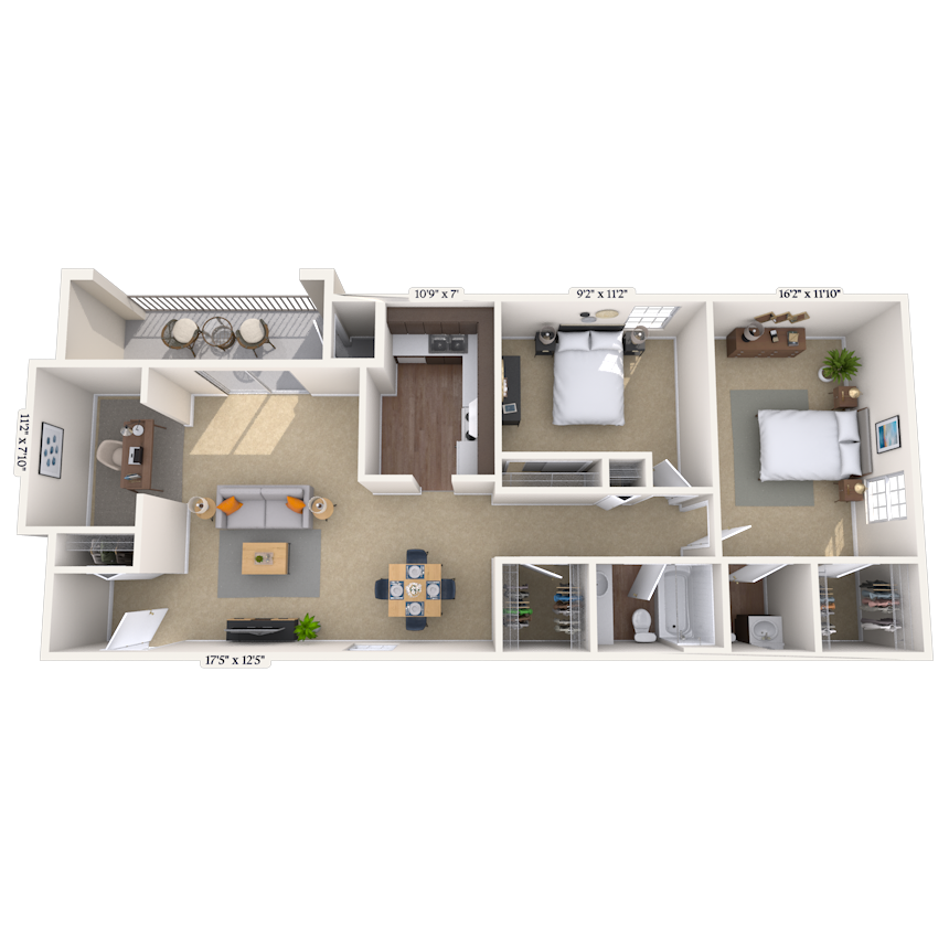 Colonial Village at Greenbrier MAA Apartments in Fredericksburg, VA