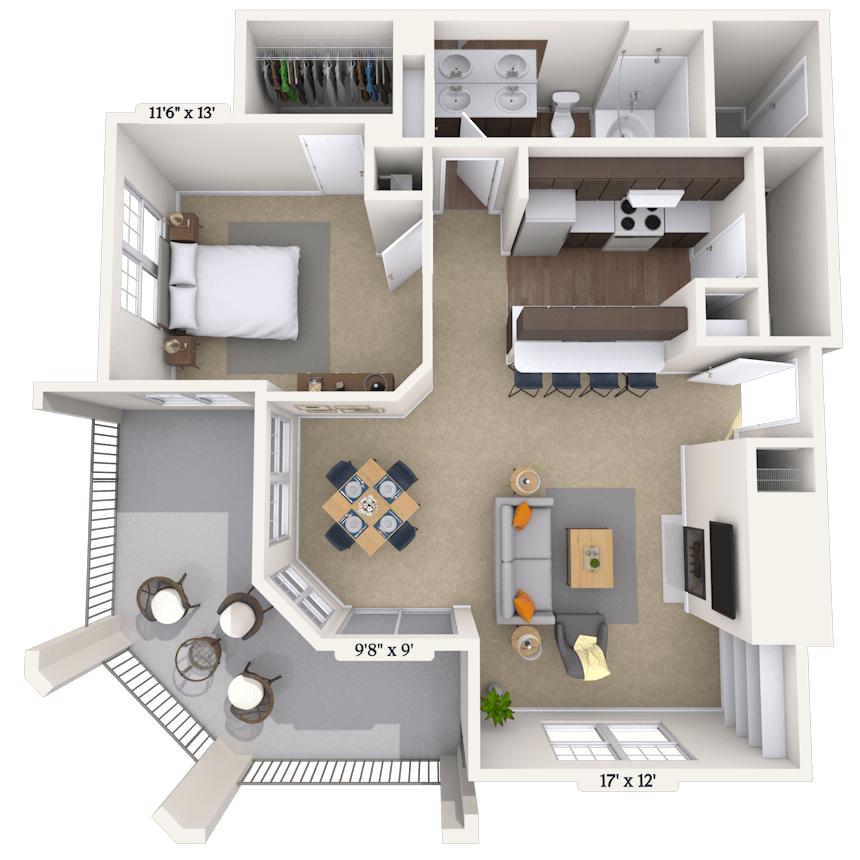 Floorplan image of unit 010212