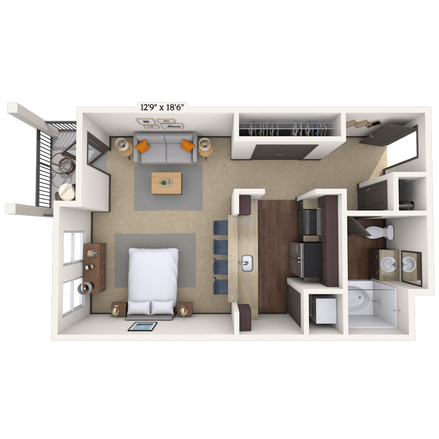 Floorplan image of unit 01216