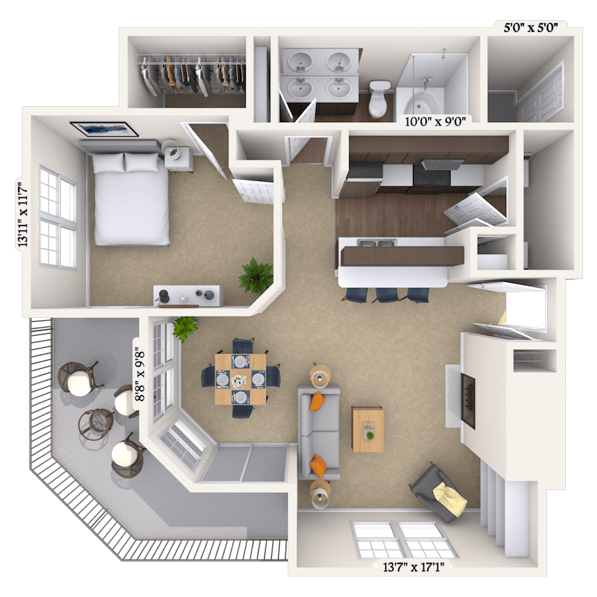 Floorplan image of unit 010211