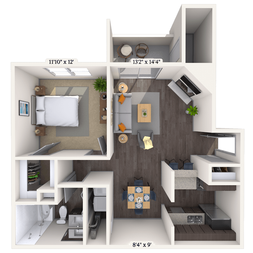 Floorplan image of unit 01113