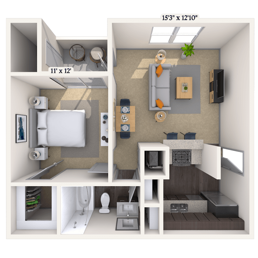 Floorplan image of unit 08810
