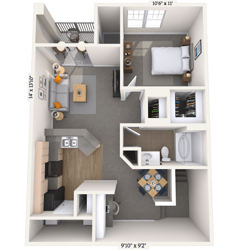 Floorplan image of unit 191905