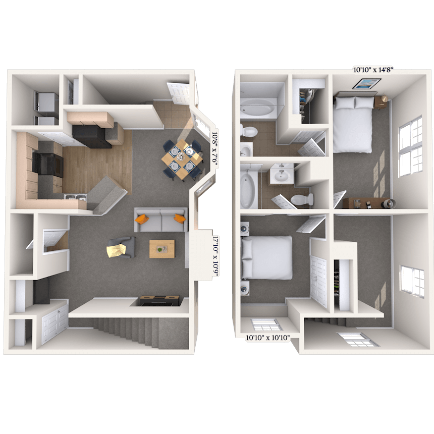 Floorplan image of unit 333301