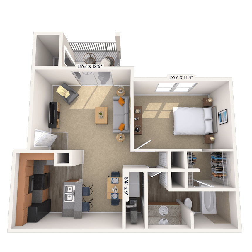 Floorplan image of unit 011525