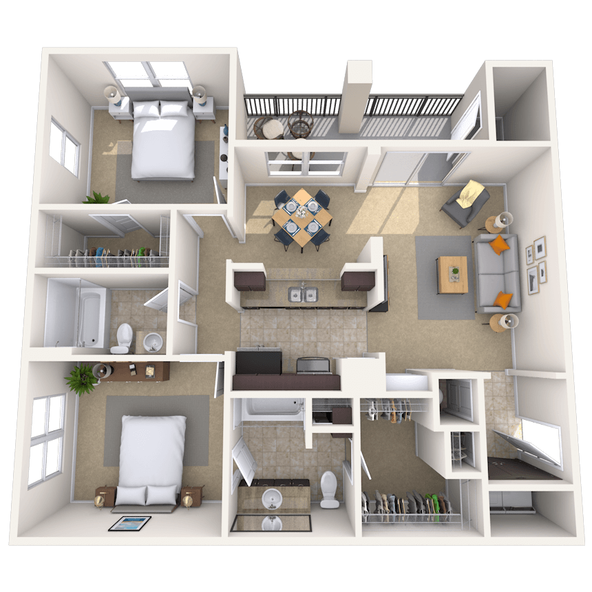 Floorplan image of unit 011310