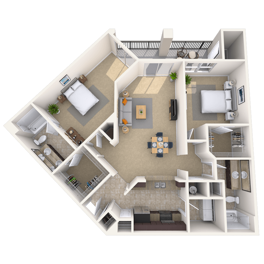 Floorplan image of unit 1414304