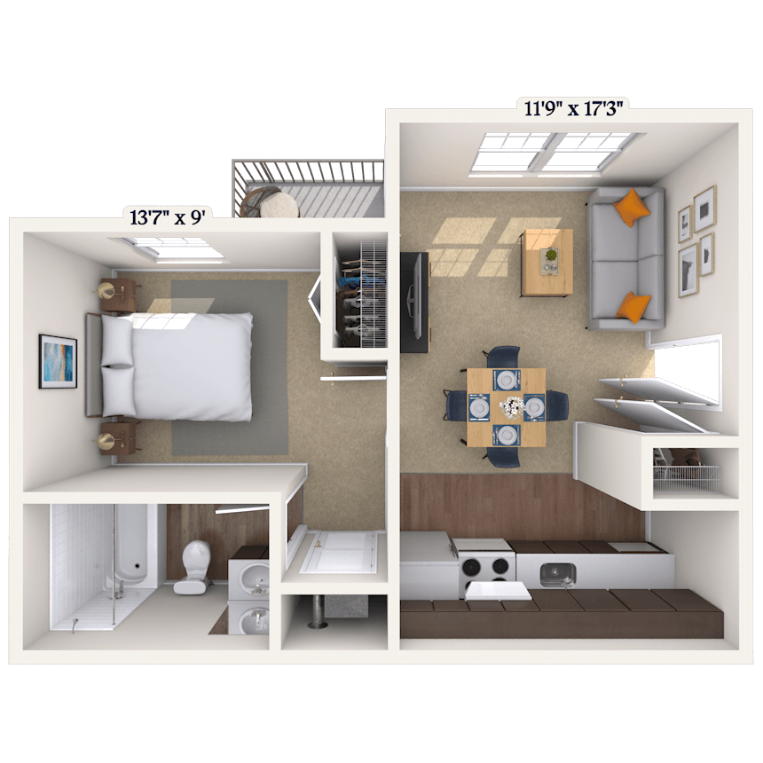 Floorplan image of unit 050501