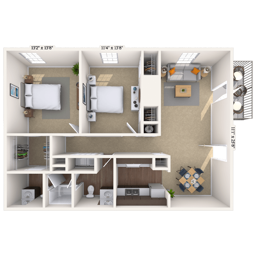 Floorplan image of unit 020212