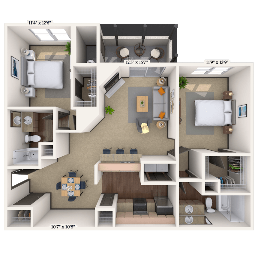 Floorplan image of unit 01213