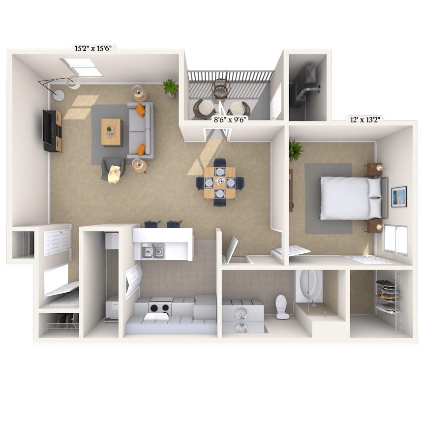 Floorplan image of unit 010508