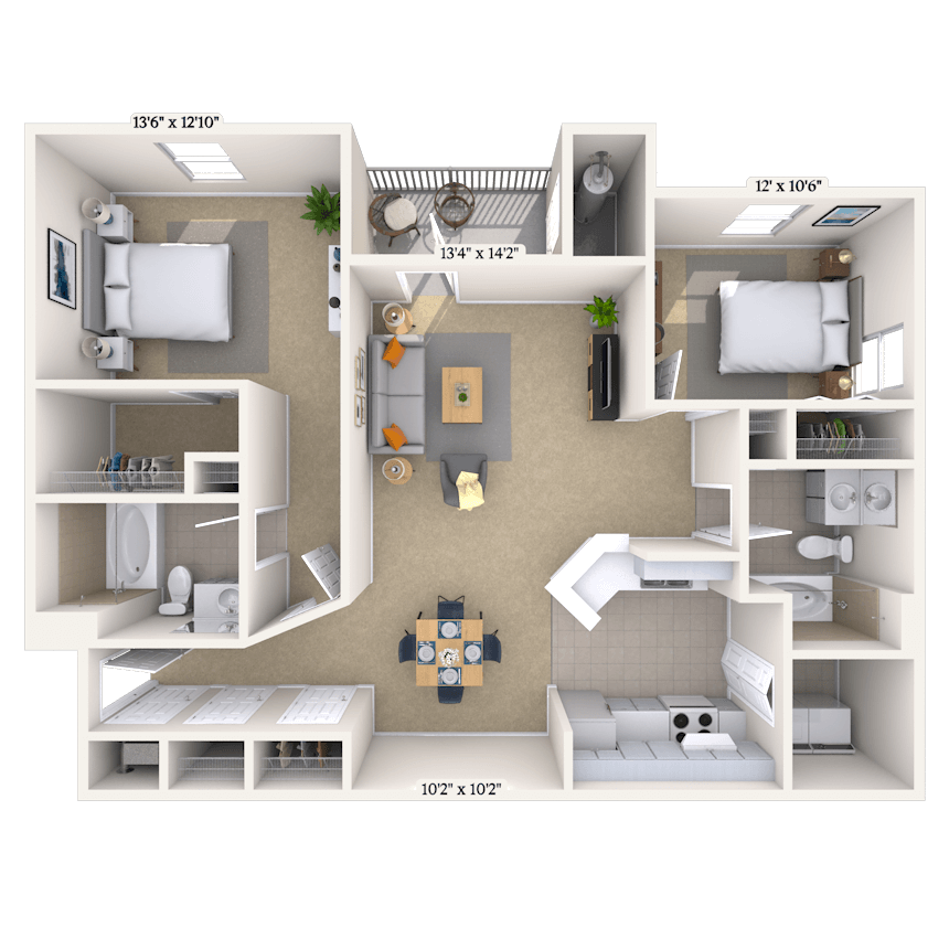 Floorplan image of unit 011909