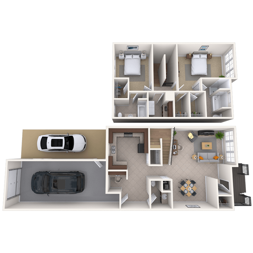 Floorplan image of unit 022F