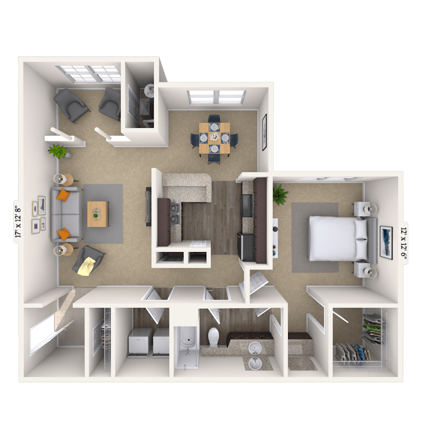 Floorplan image of unit 131322