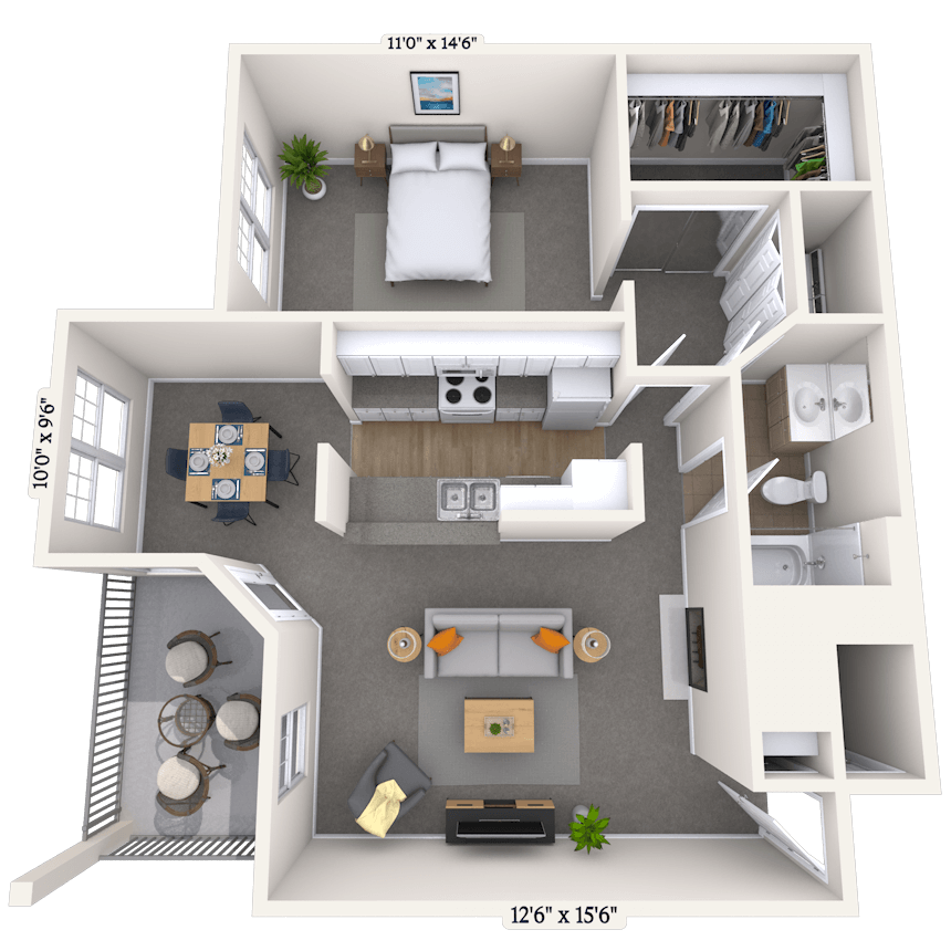 Floorplan image of unit 02201