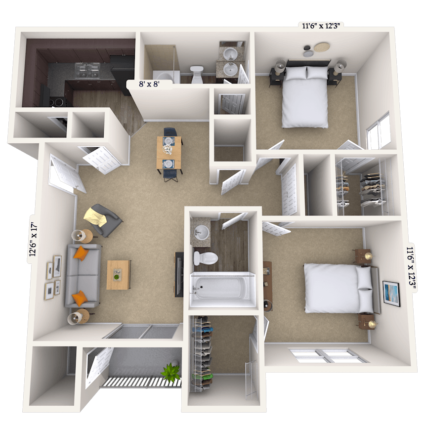 Floorplan image of unit 07832122