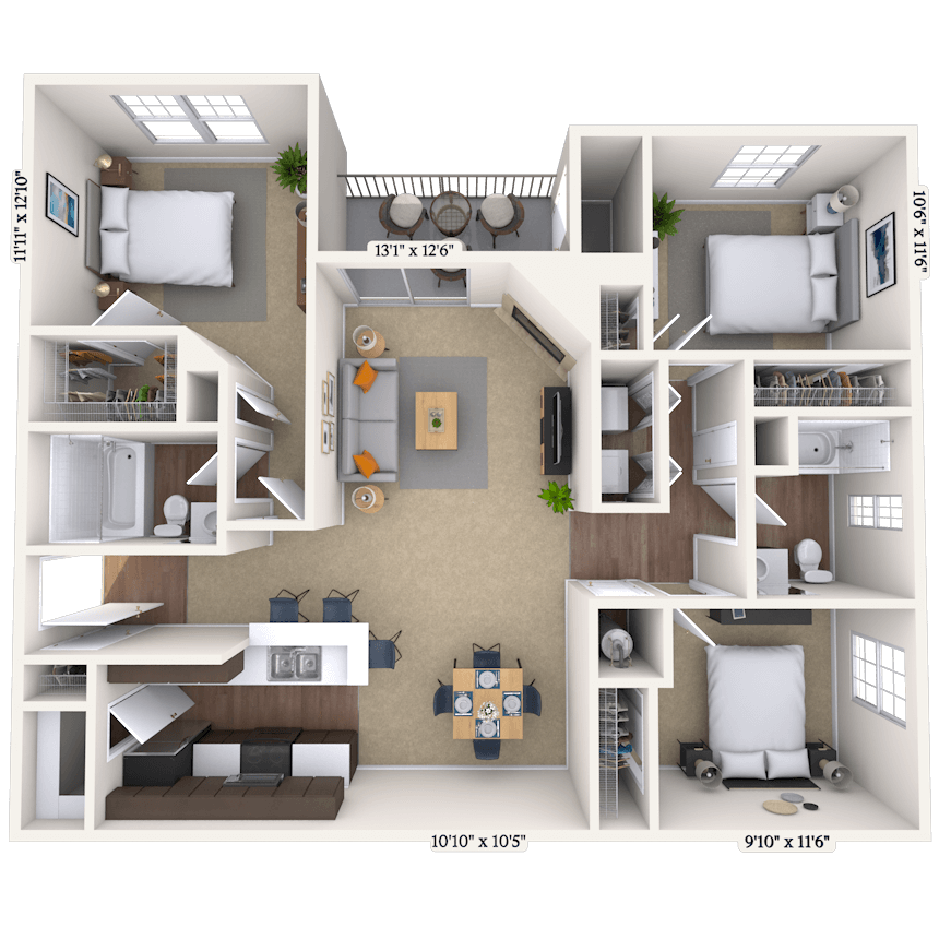 Floorplan image of unit 23792033