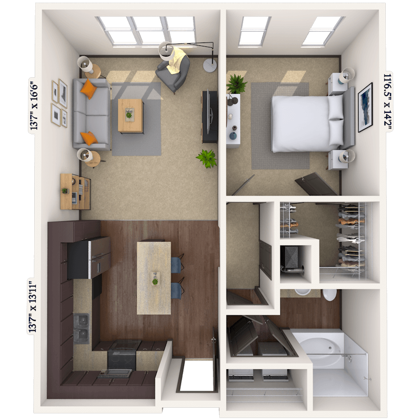 Floorplan image of unit 022-2212