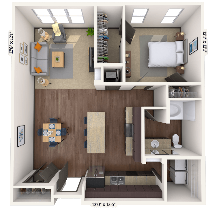 Floorplan image of unit 022-2221