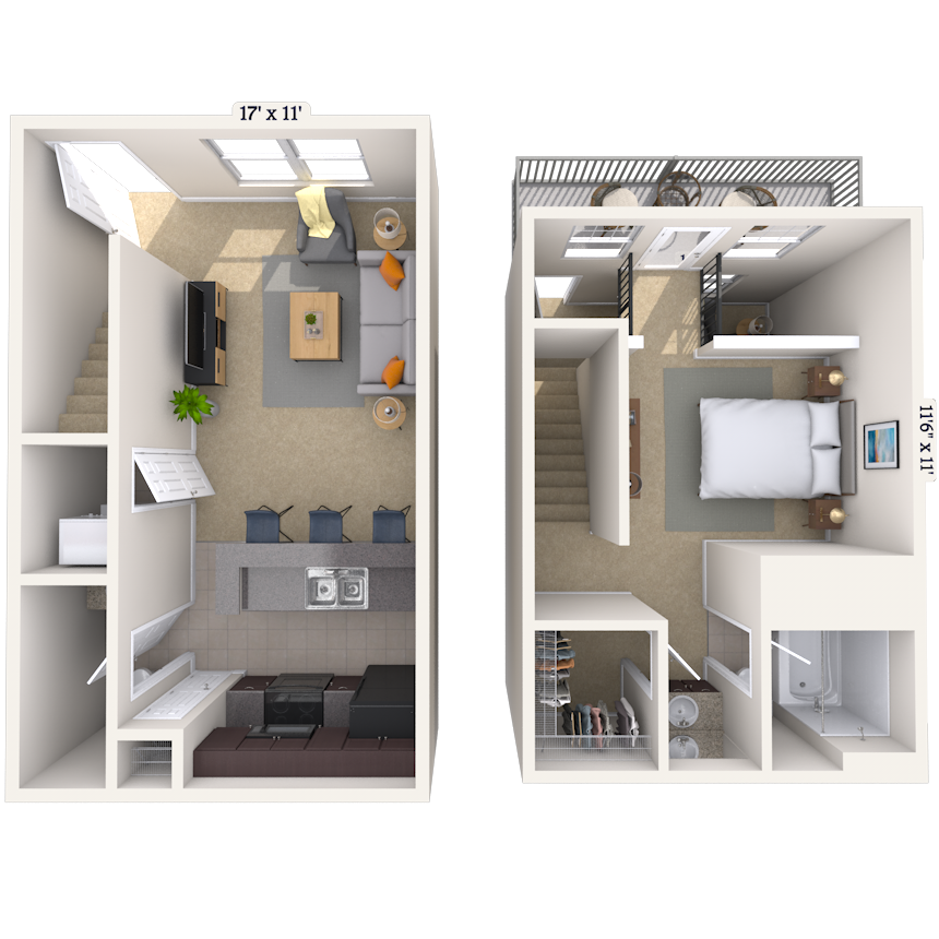 Floorplan image of unit KP01660