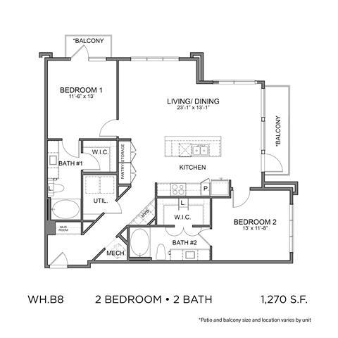 Floorplan Detail The Sound