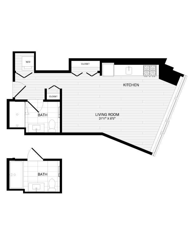 floor-plan image of unit 2418