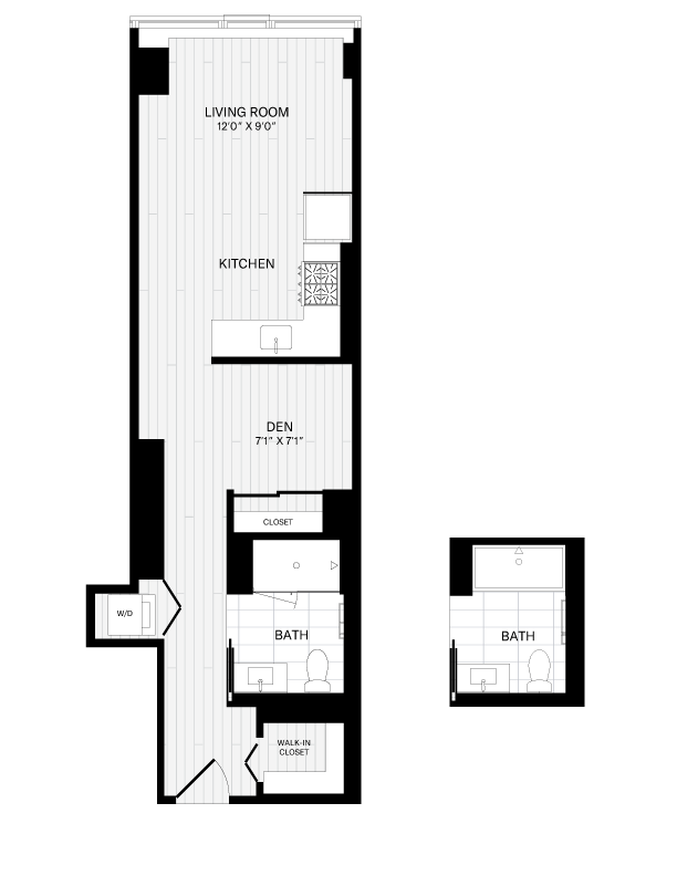 floor plan image of unit 2710