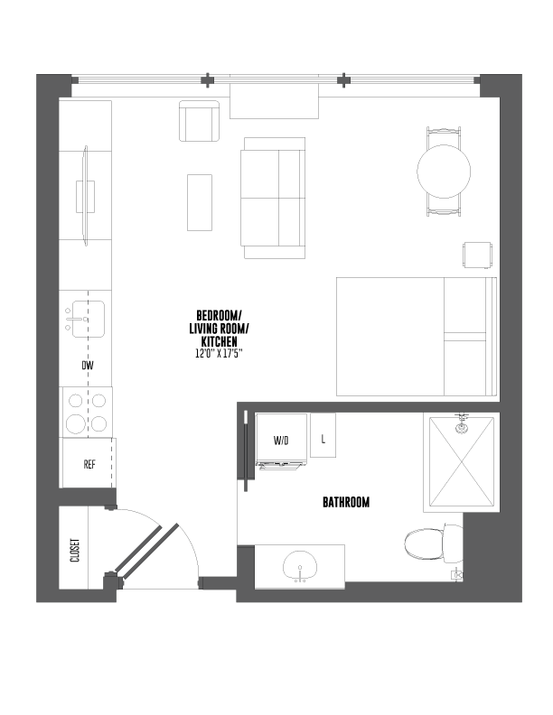 Apartment Floor Plans - Logan Square Apartments | The Hamilton