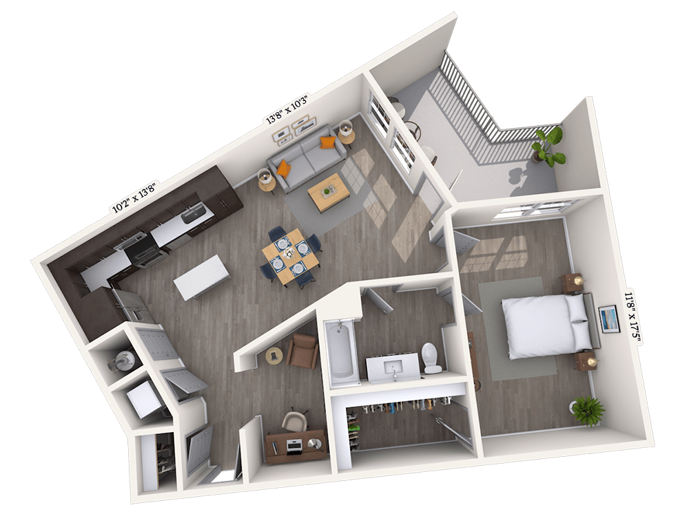 Floorplan image of unit 470