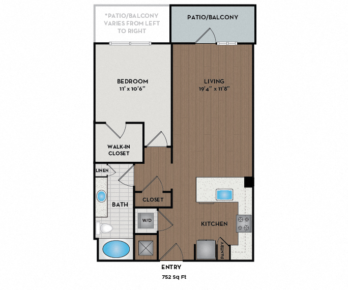 East Lake I & II Floor Plan