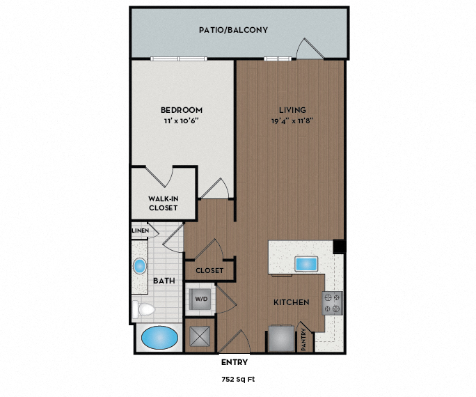 East Lake I & II Floor Plan