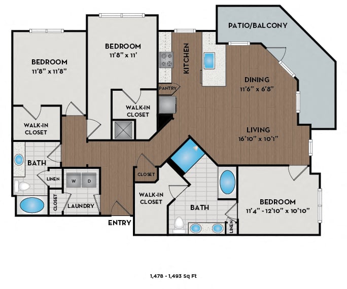 Pebble Beach I - IV Floor Plan
