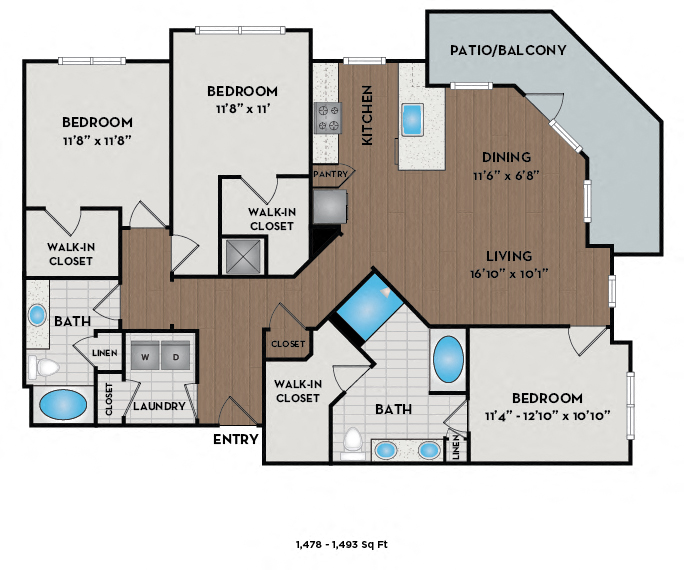 Pebble Beach I - IV Floor Plan