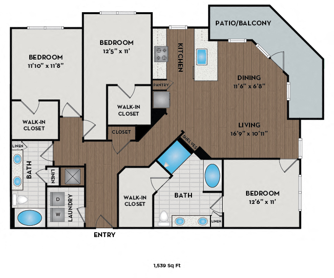 Pebble Beach I - IV Floor Plan