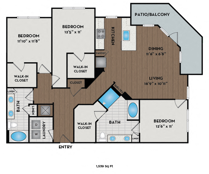 Pebble Beach I - IV Floor Plan
