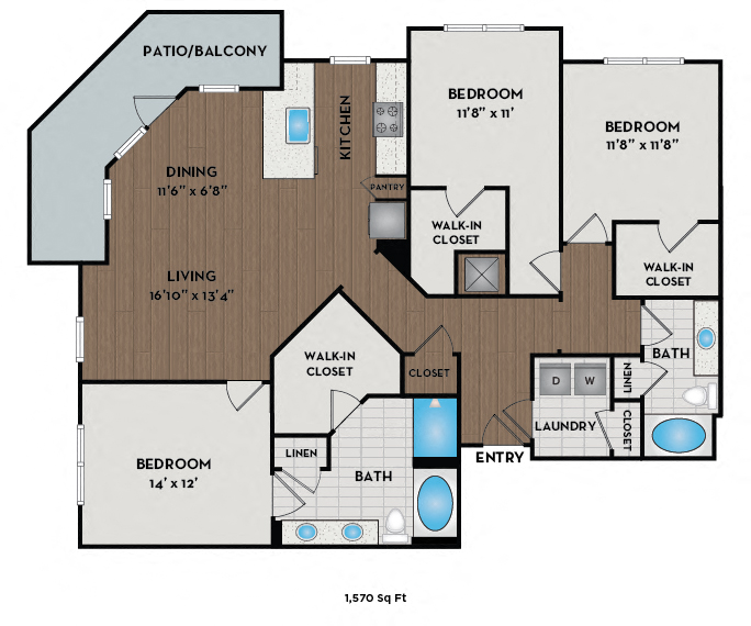 Pebble Beach I - IV Floor Plan
