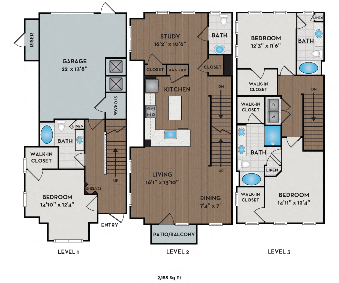 Torrey Pines I - IV Floor Plan