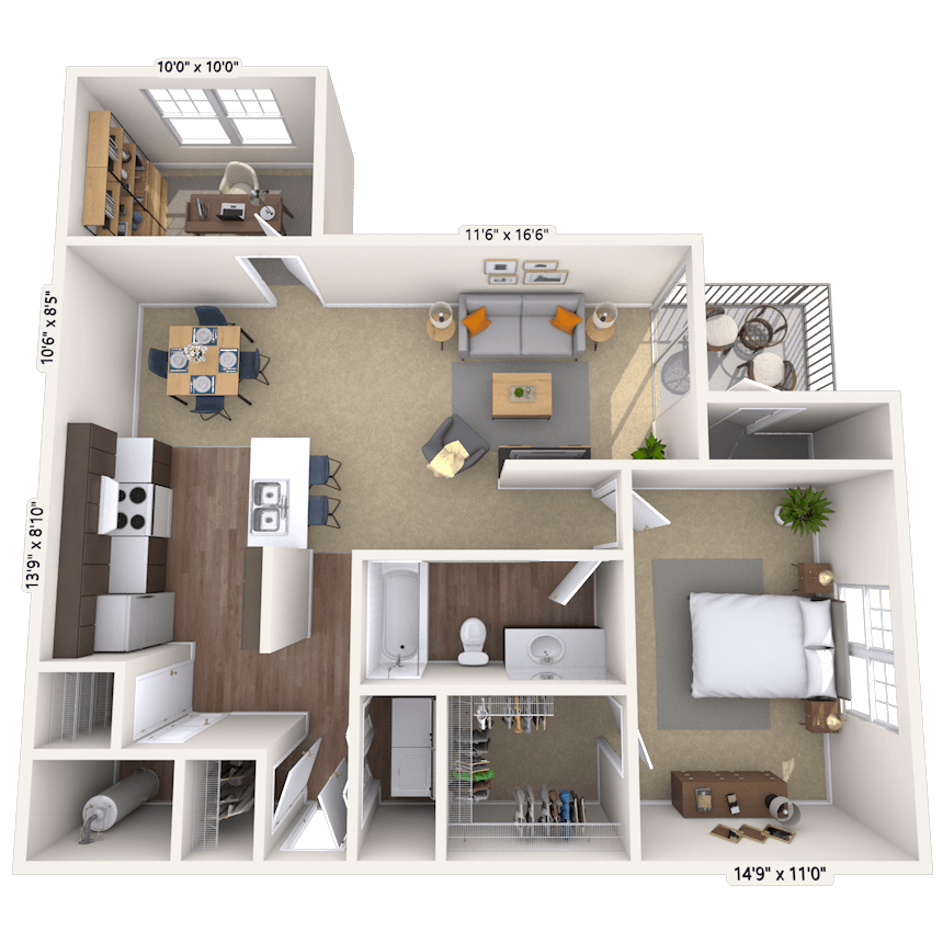 Floorplan image of unit 01940518