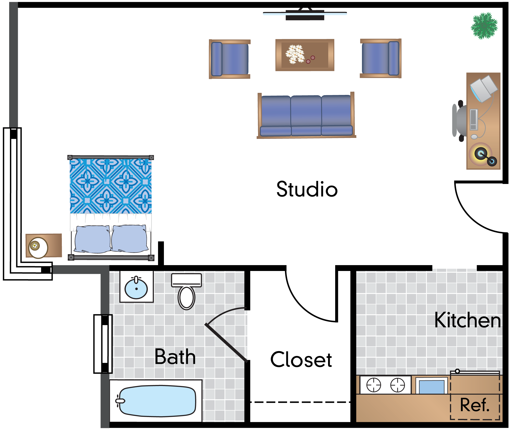 Efficiency 05 Tier Apartment For Rent In Washington DC At