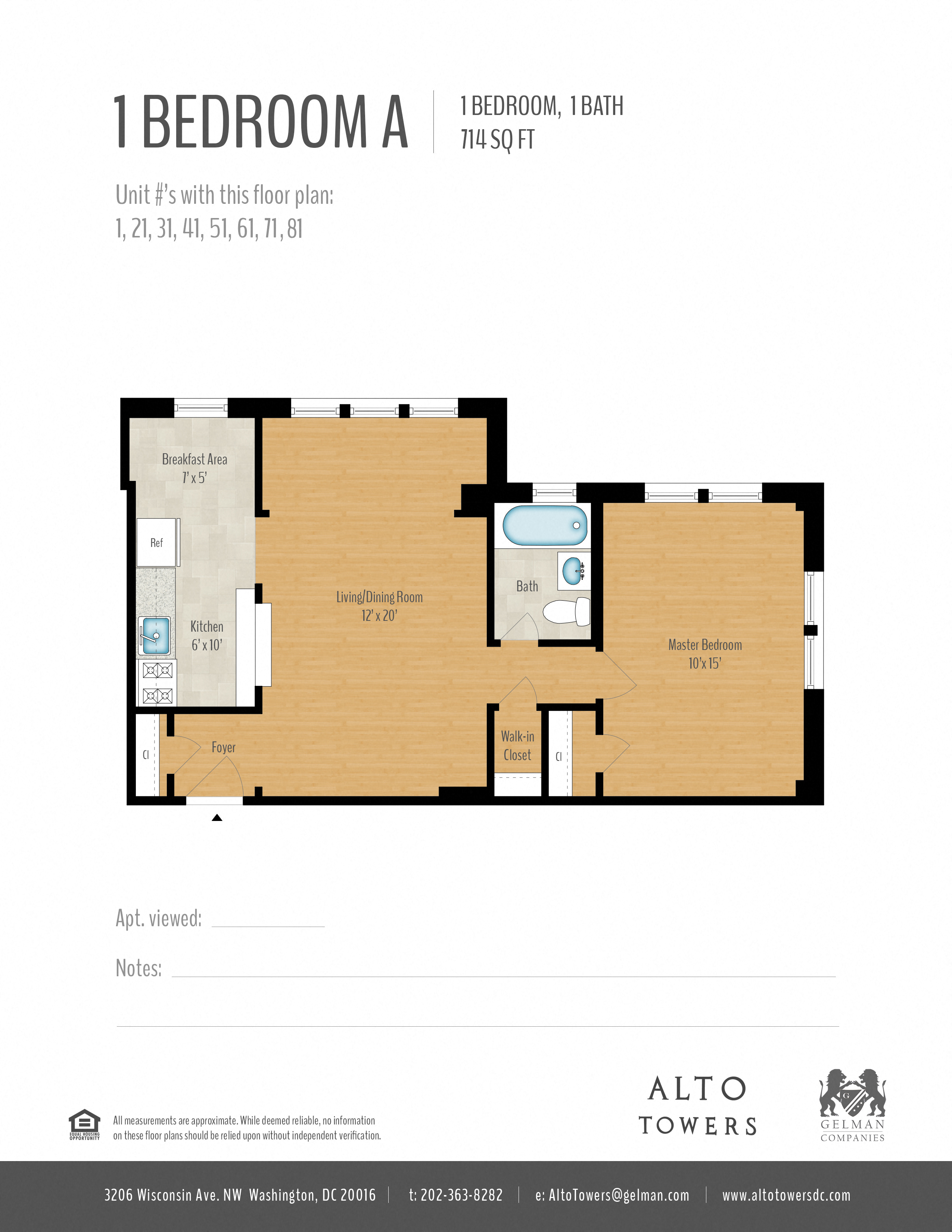 1 Bedroom Image