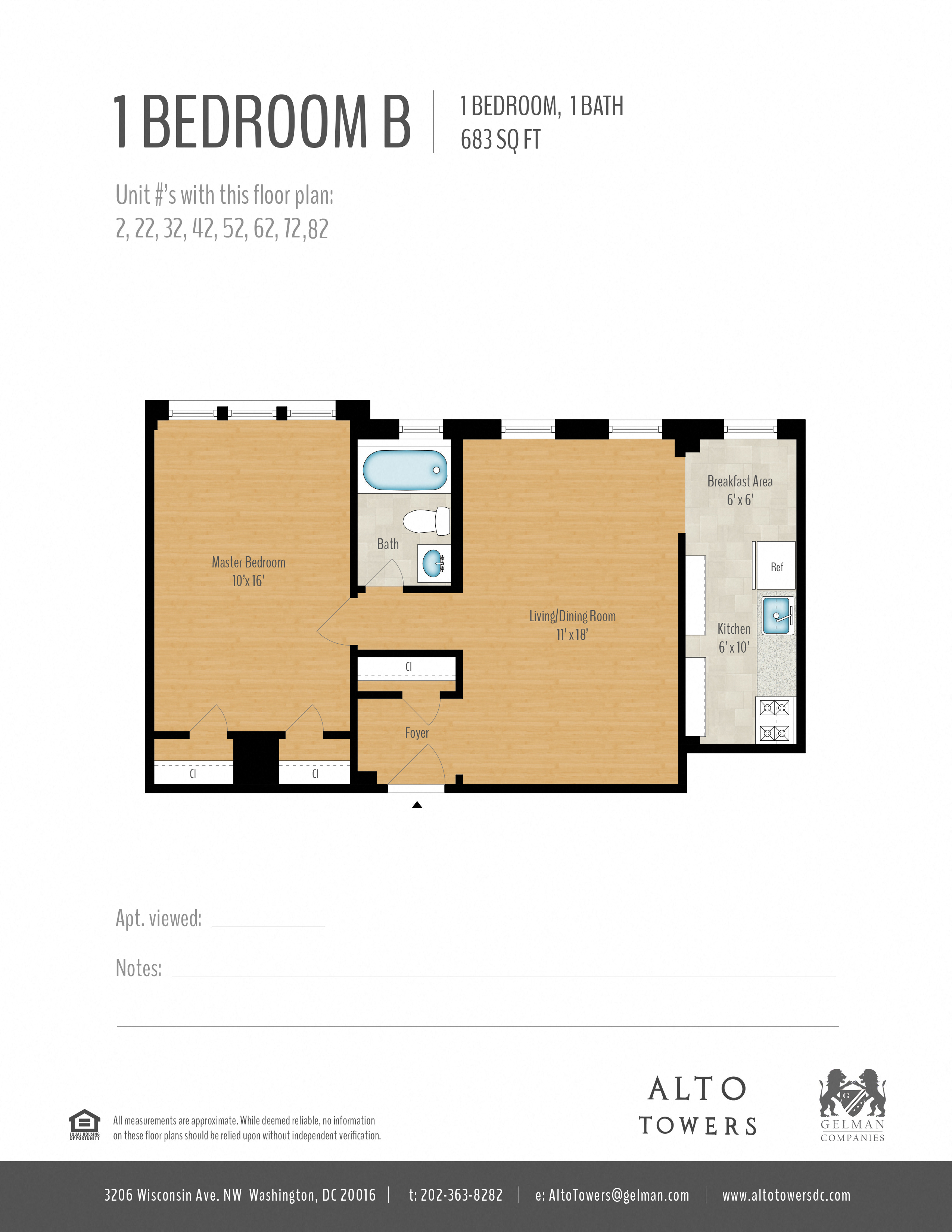 1 Bedroom Image