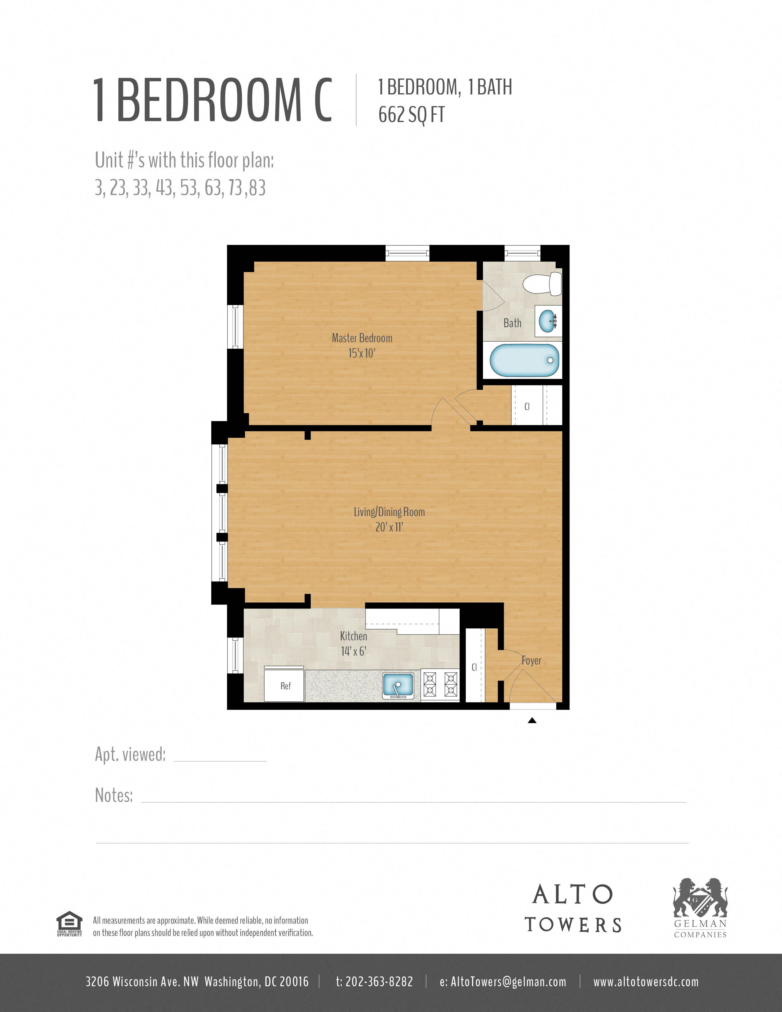 1 Bedroom Image