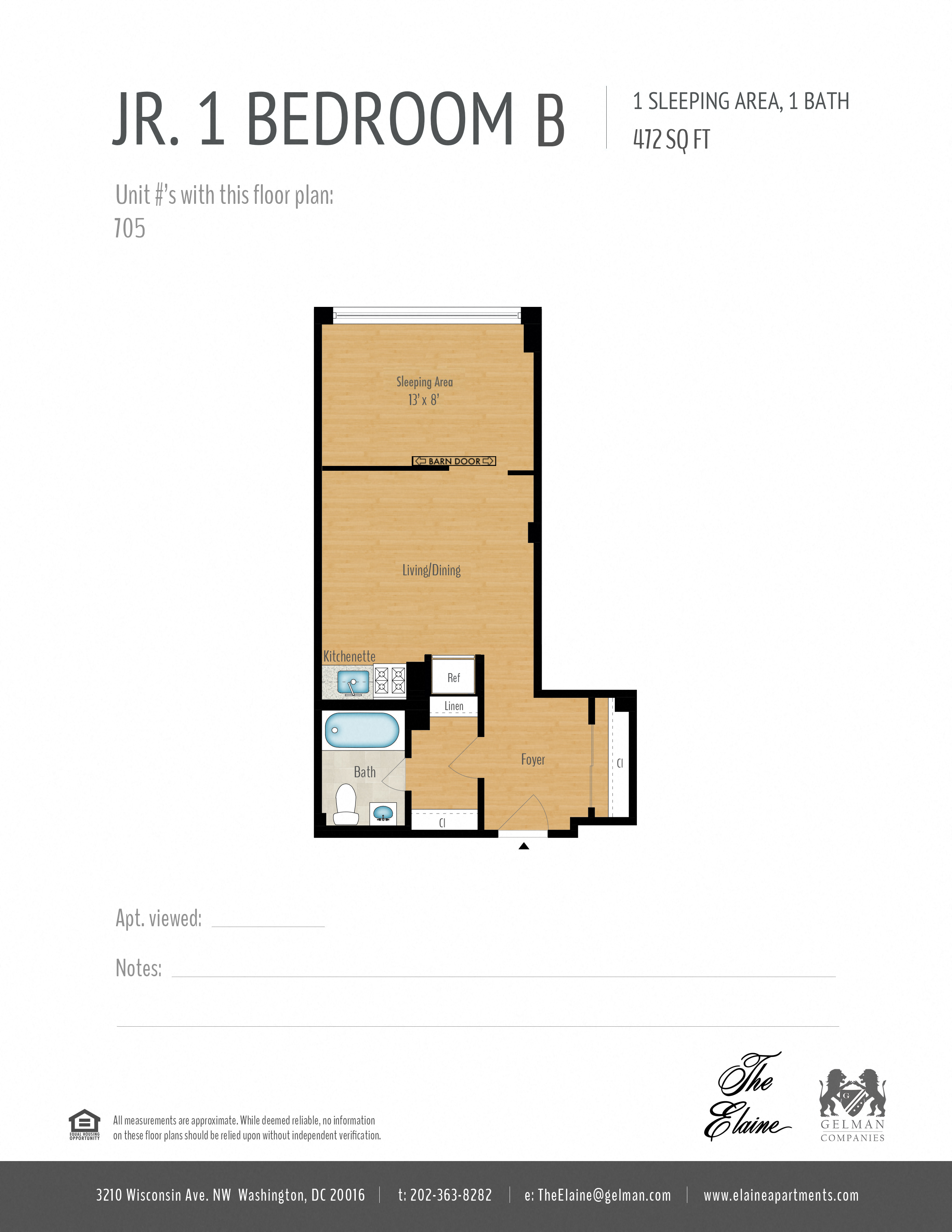 Junior 1-Bedroom Image