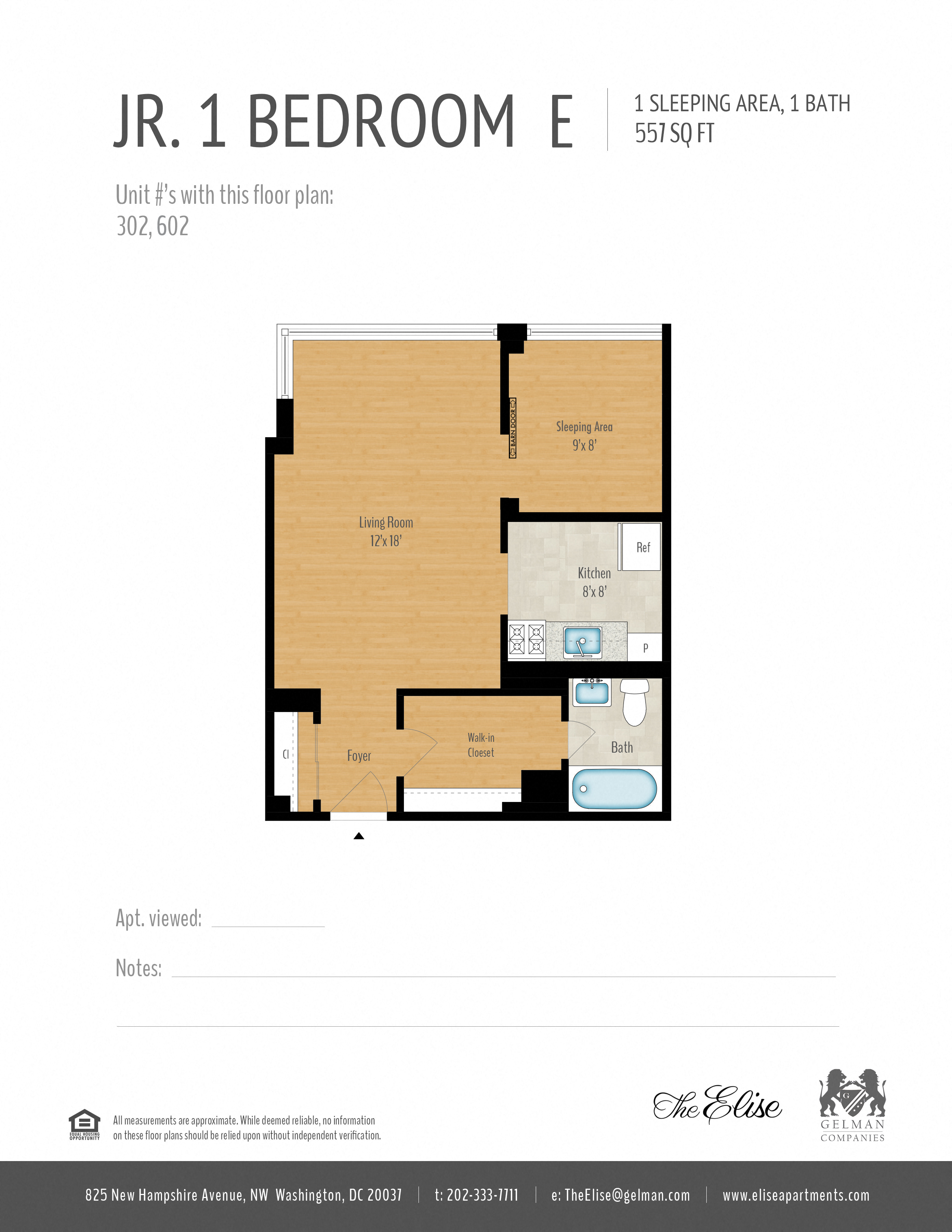Junior 1-Bedroom Image