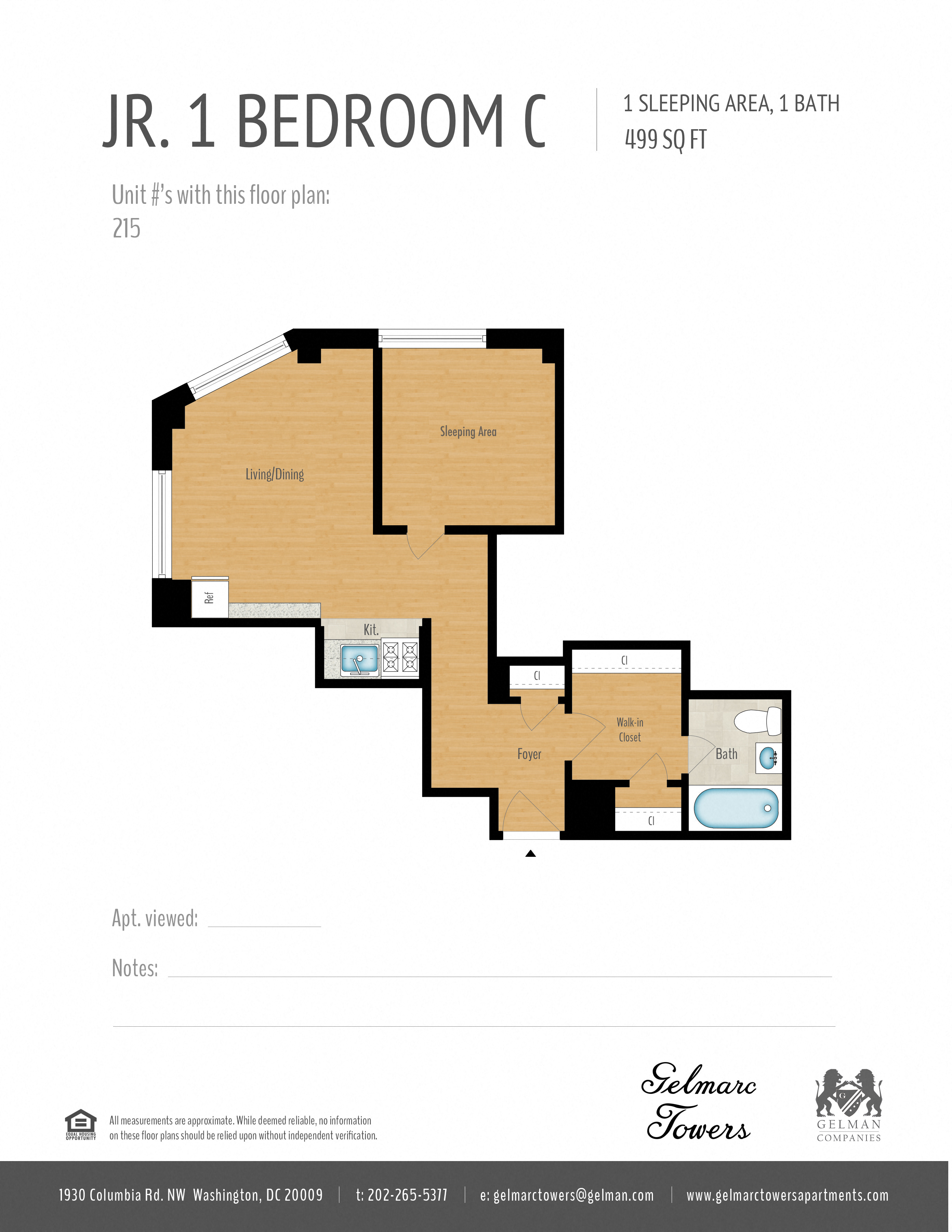 Junior 1 Bedroom Image