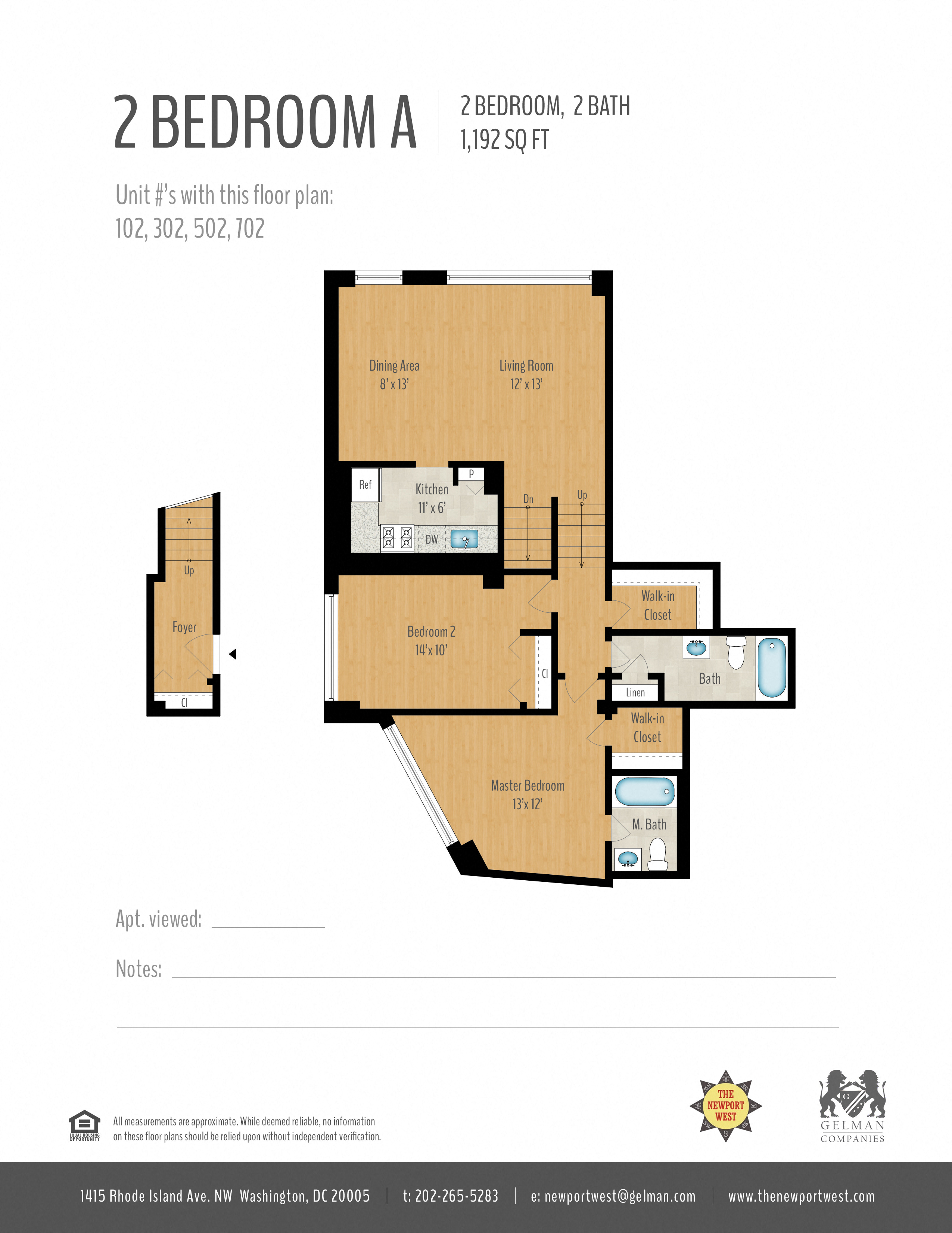 2 Bedroom 2 Bath Image