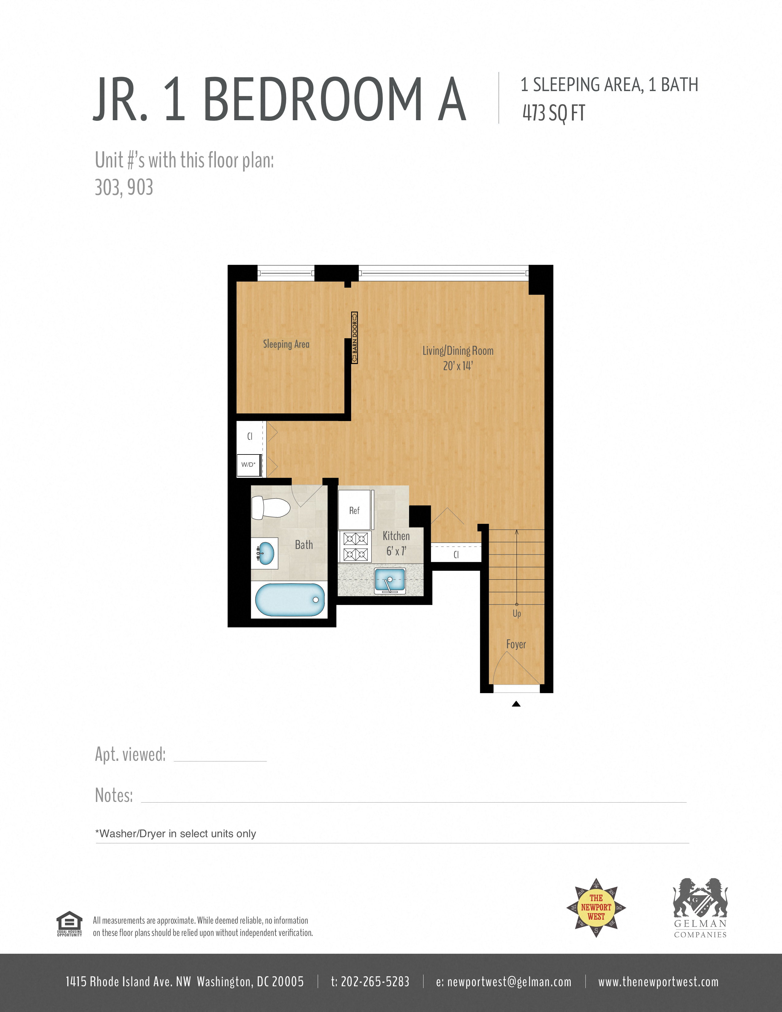 Junior 1-Bedroom Image