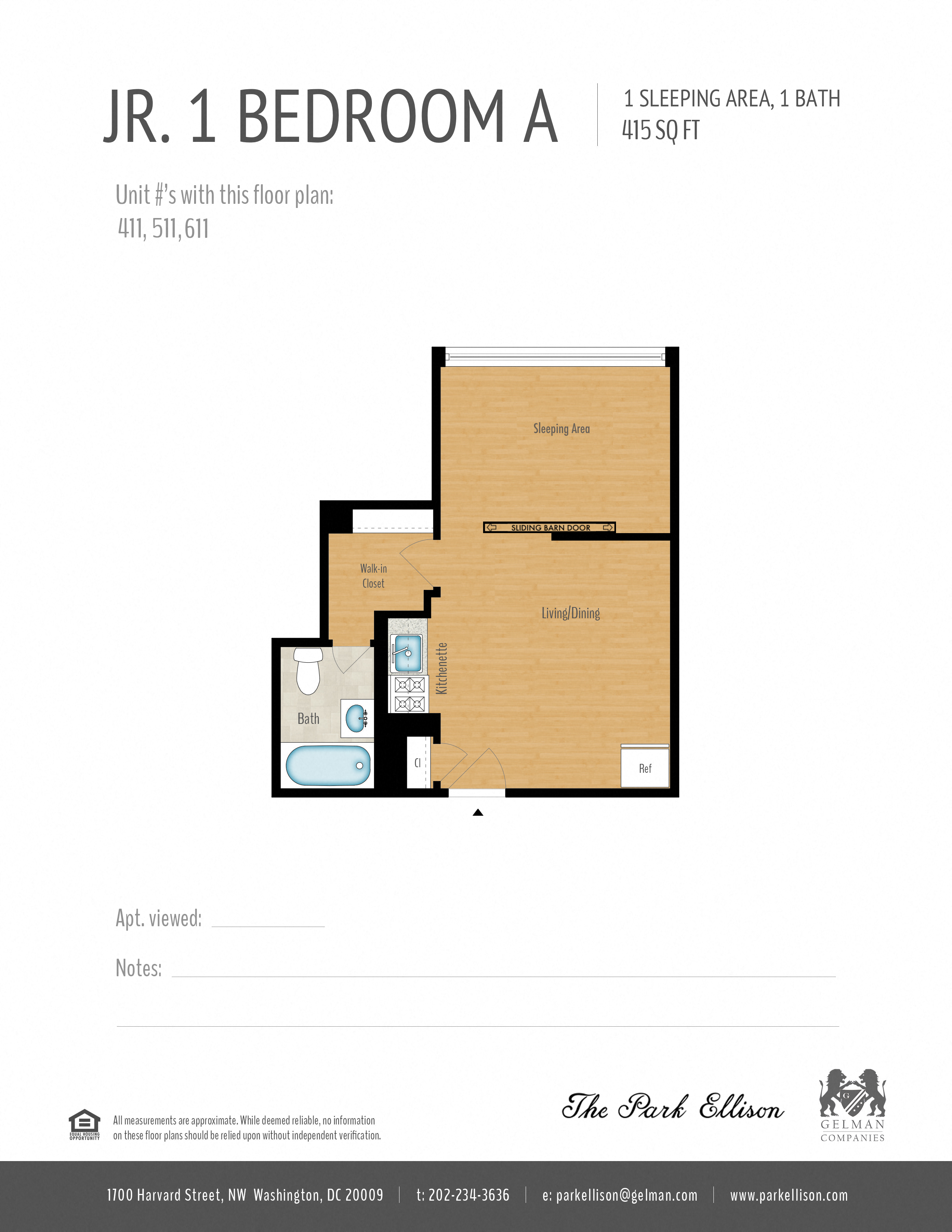 Junior 1 Bedroom Image